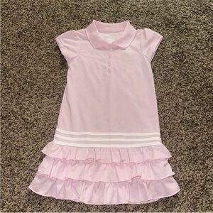 adidas Pink Ruffled Kids Casual Dress